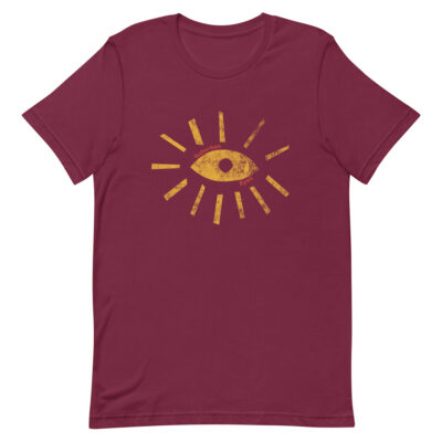 Distressed Eye Tee (yellow eye)